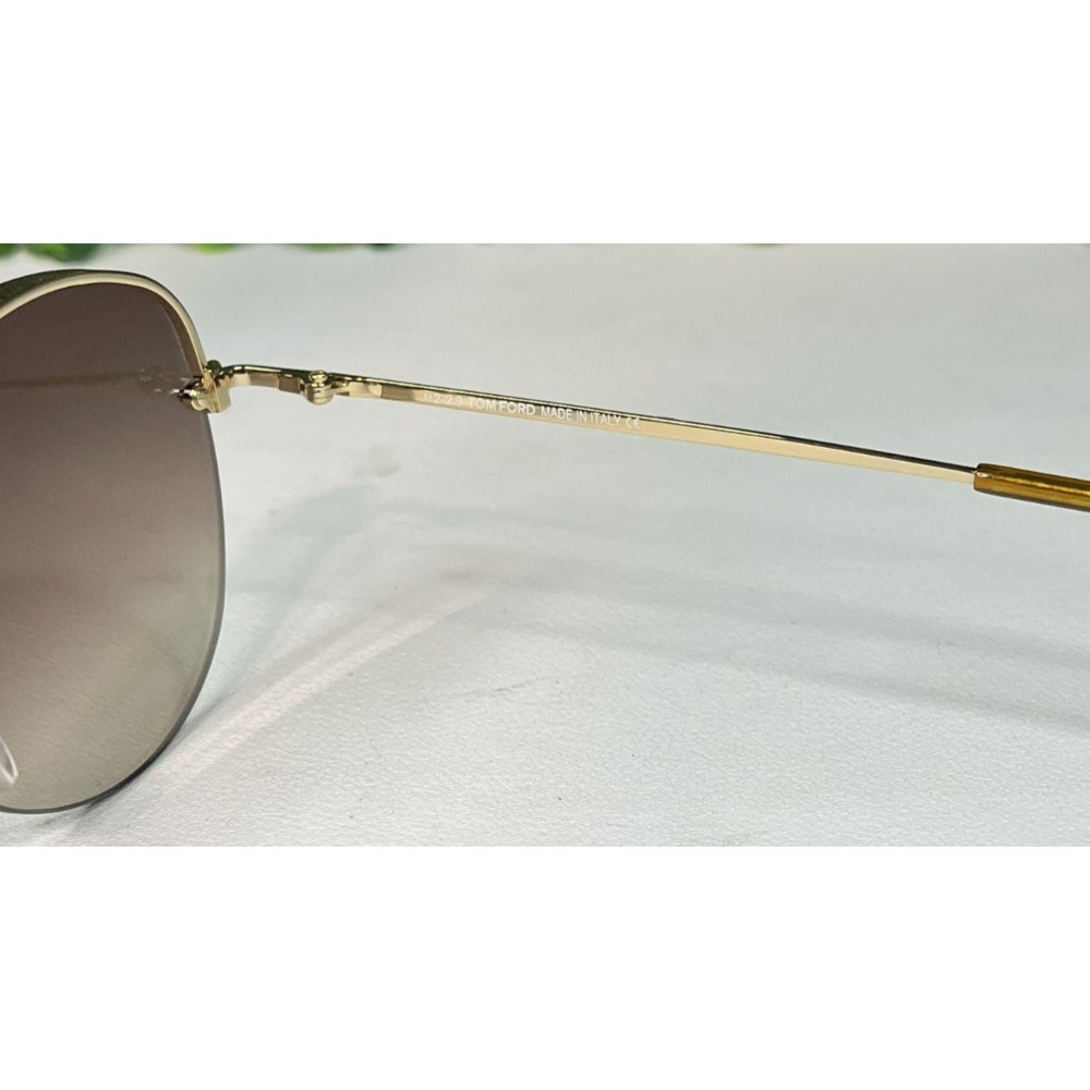 TOM FORD Margret 02 TF566 Gunmetal Aviator Sunglasses 60mm - AUTHENTIC, PREOWNED - Picture 10 of 13
